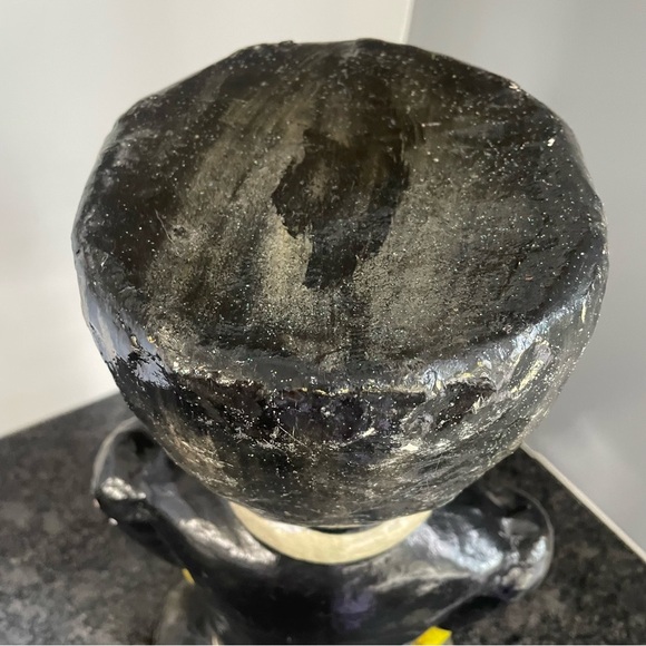 Dept 56 Frankenstein Bobble Head 18” Retired Papier-mâché Department Black Green - Picture 9 of 11